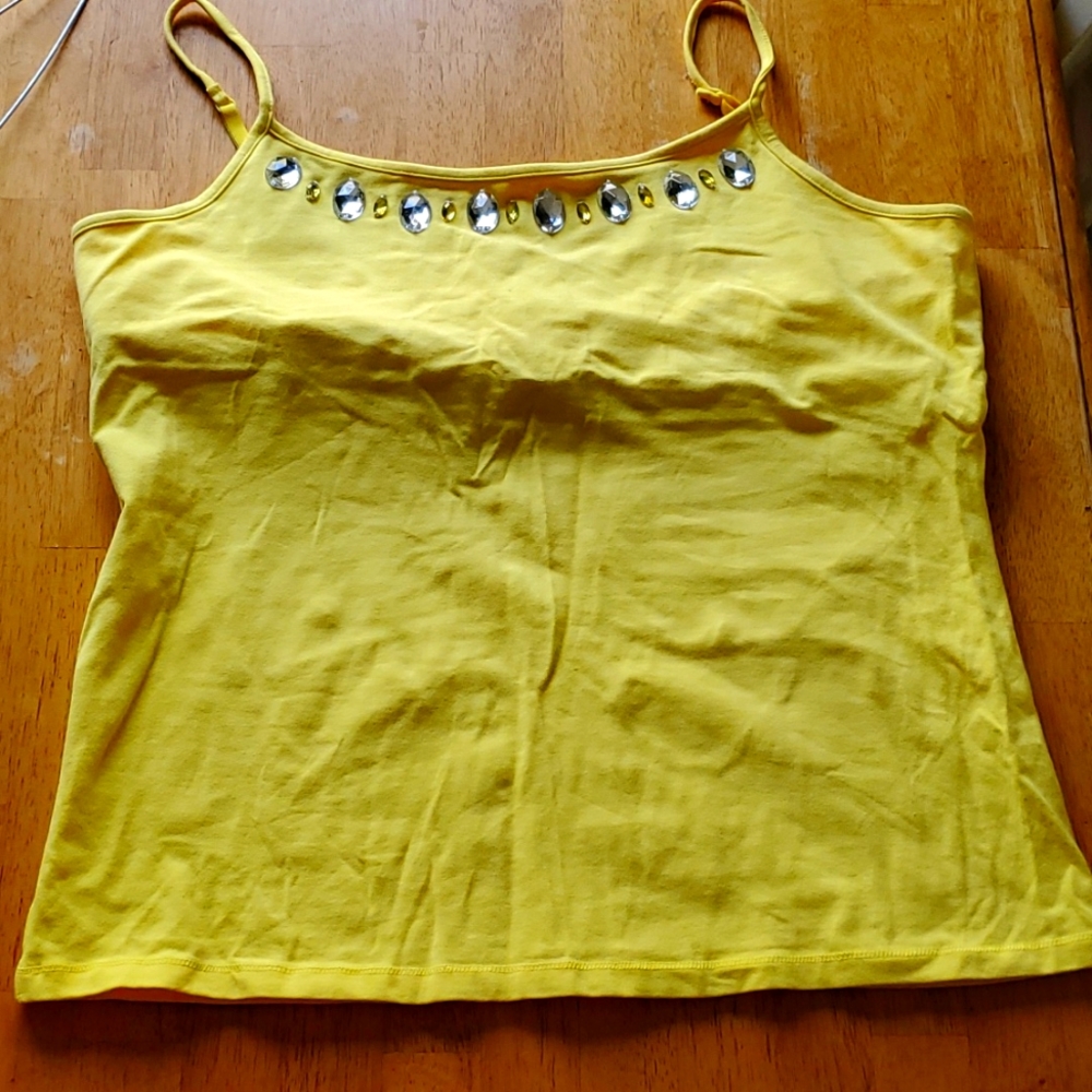 YELLOW SPAGHETTI STRAP